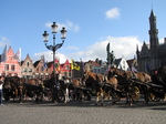 SX29905 Horse and carriages on Markt, Brugge.jpg
